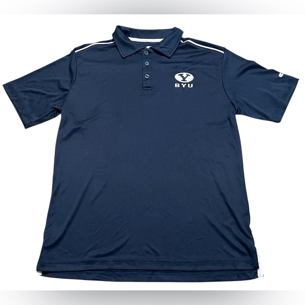 Colosseum BYU men's‎ Polo Shirt Brigham Young University navy size small
